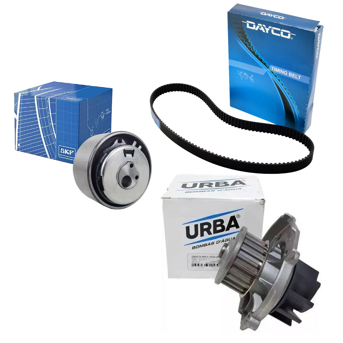 Correia Dentada + Tensor + Bomba Uno Vivace 2010 2011 2012