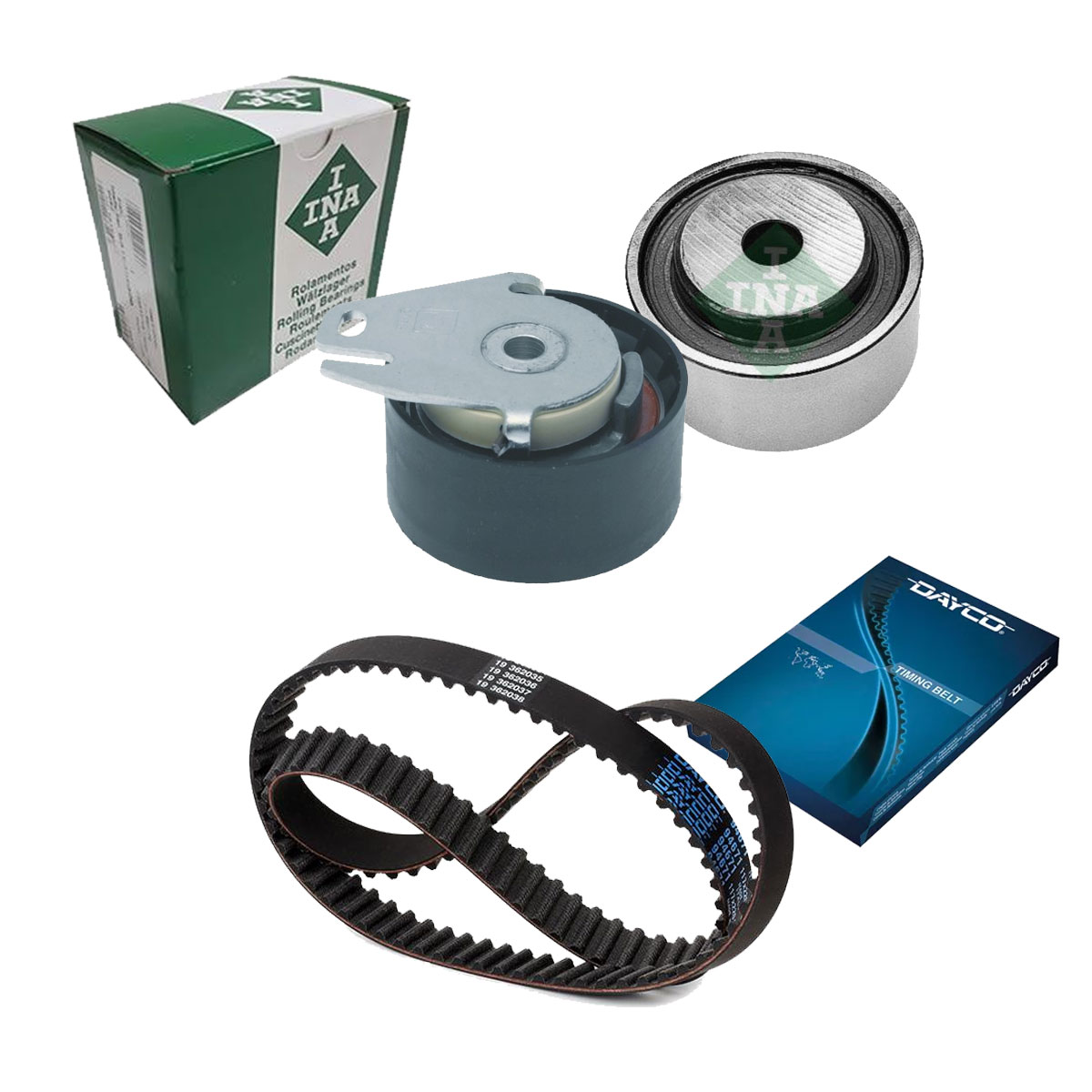Correia Dentada + Tensor + Guia Brava 1.6 16v 1999 2000 2001