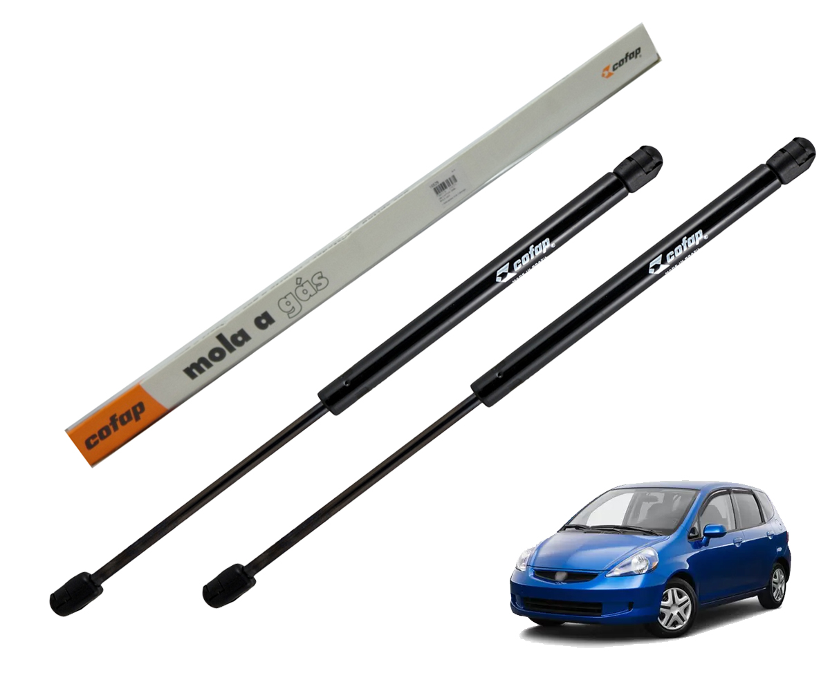 2 Amortecedor Porta Mala Fit 2003 2004 2005 2006 2007 2008