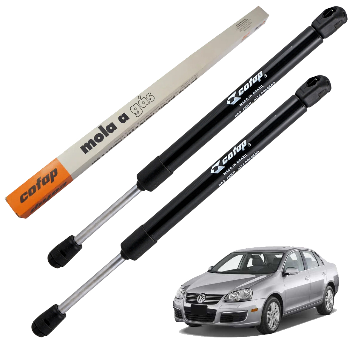 2 Amortecedor Porta Mala Jetta 2006 2007 2008 2009 2010 2011