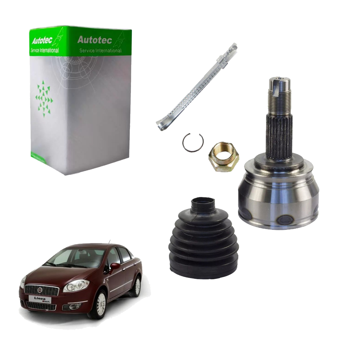 Ponteira Homocinética Linea 1.9 2008 2009 2010 2011 27x25