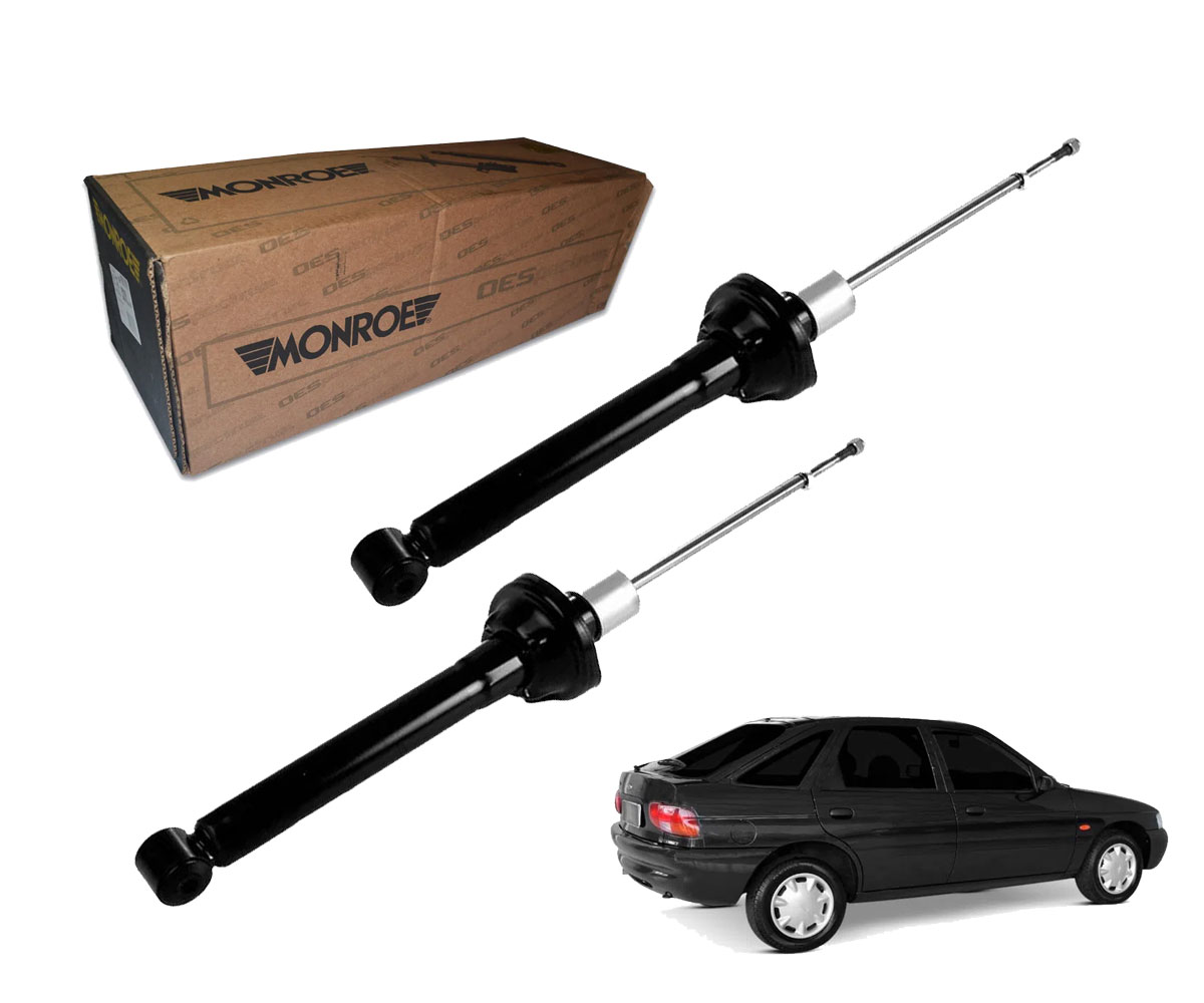 2 Amortecedor Traseiro Escort Sedan 1.8 1998 1999 2000 2001