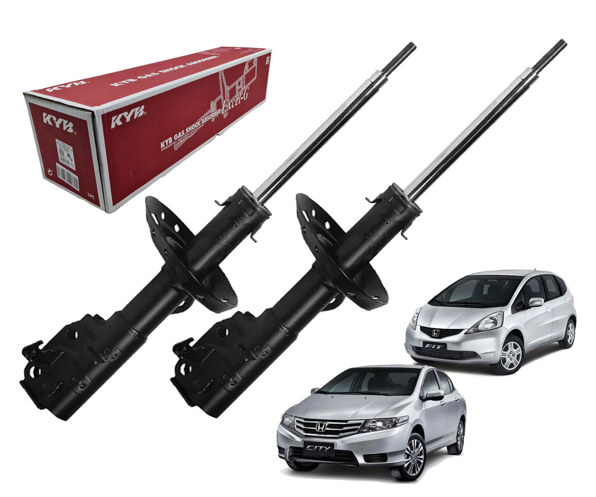 2 Amortecedores Dianteiros City Fit 2009 2010 2011 2012 2013