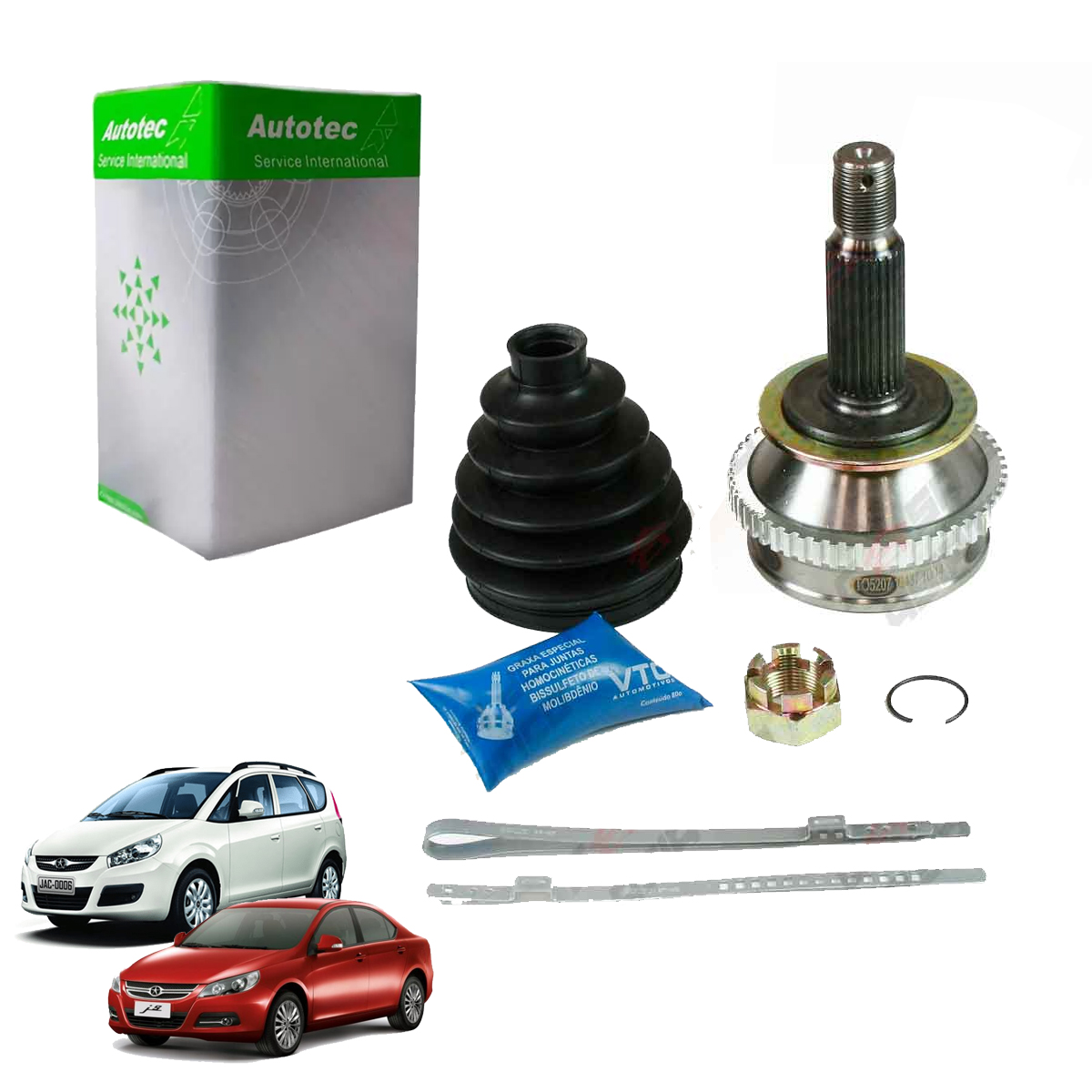 Ponteira Homocinetica J5 J6 2011 2012 2013 2014 27x25 C/ Abs