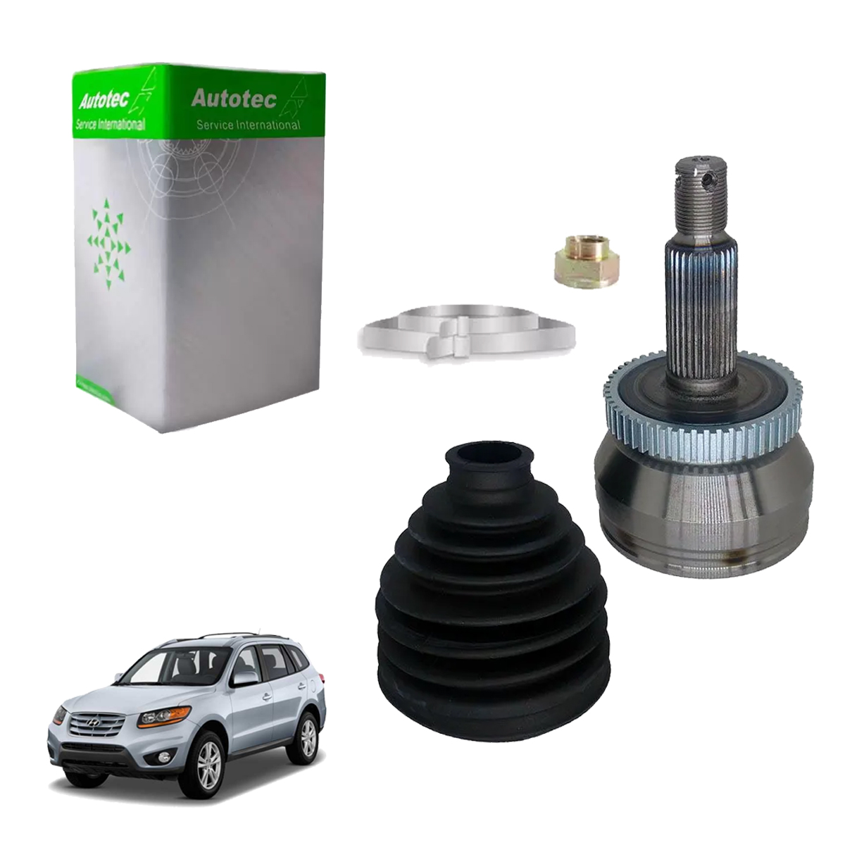 Ponteira Homocinetica Santa Fe 2.7 V6 2007 2008 2009 30x36