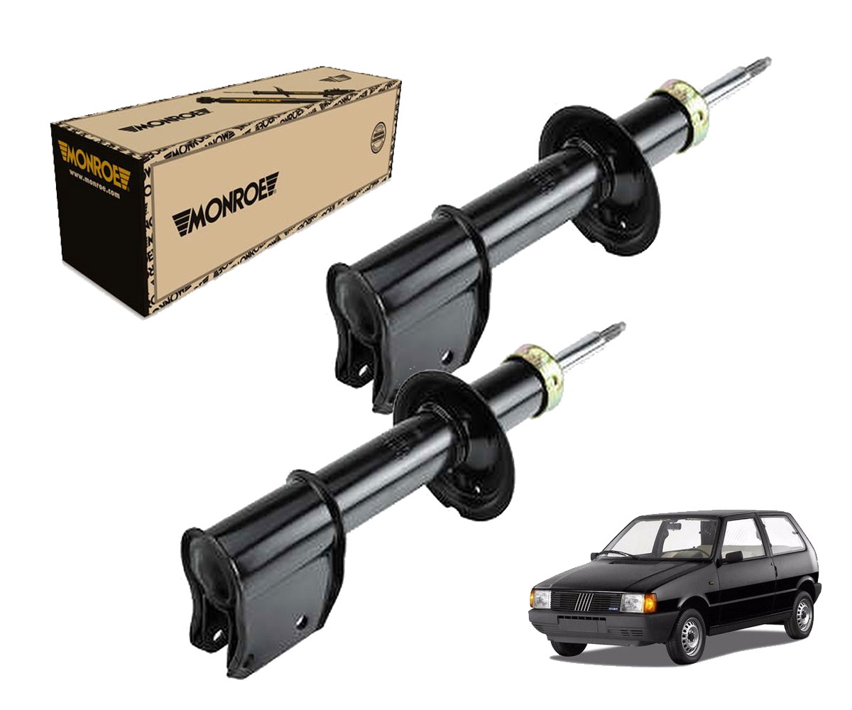 2 Amortecedores Dianteiros Uno 1996 1997 1998 1999 2000 2001