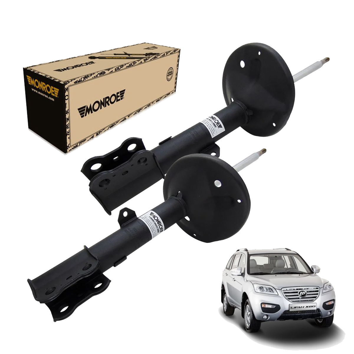 2 Amortecedor Dianteiro Lifan X60 2013 2014 2015 2016 2017
