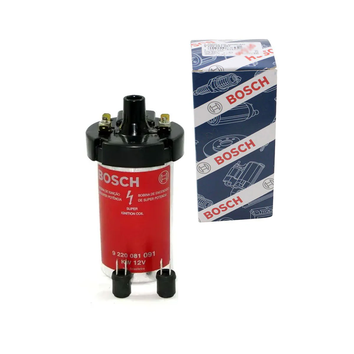 Bobina Ignição Uno Prêmio Elba 1.6 1.6r 1989 1990 1991 1992