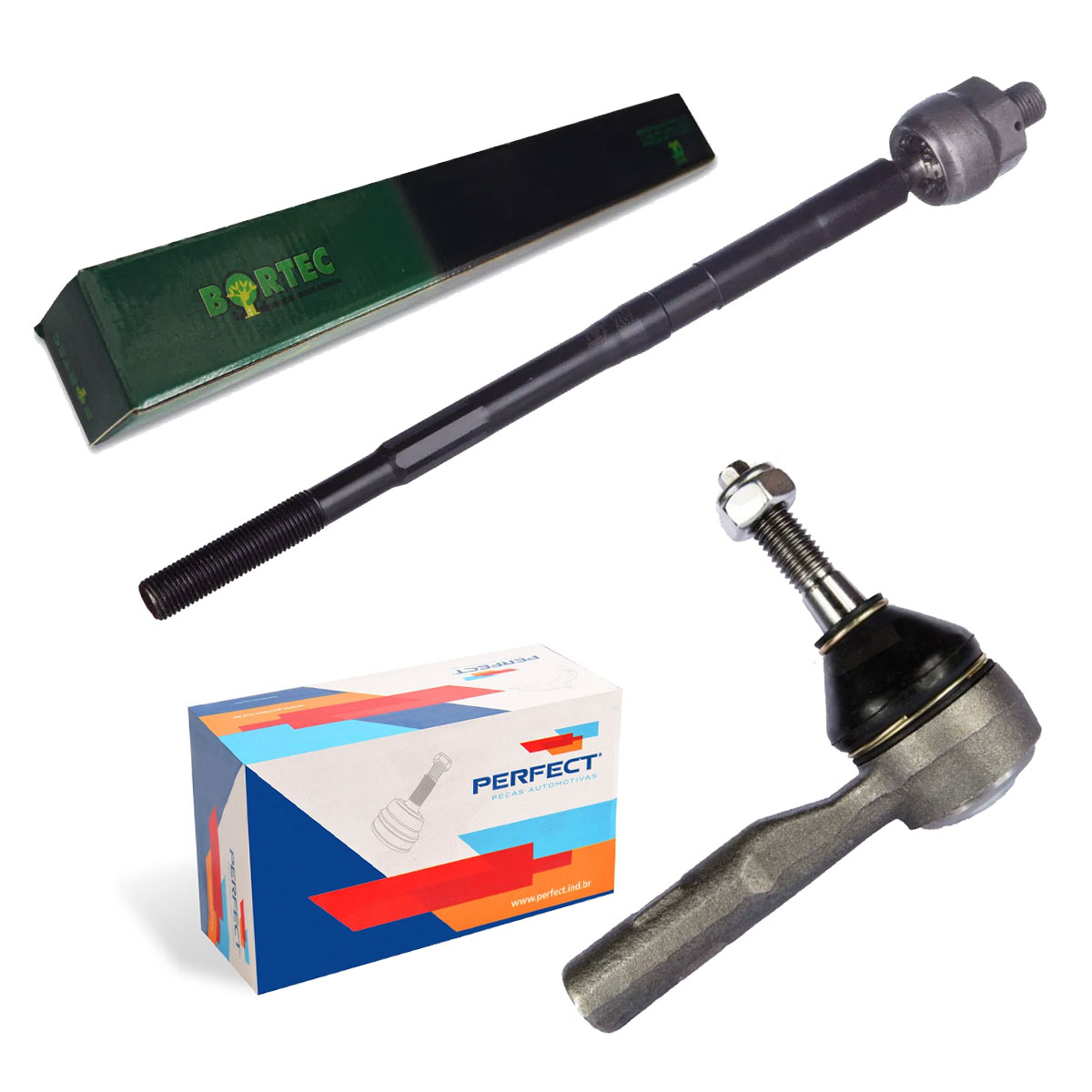 Terminal Direção + Braço Axial Captiva 2008 2009 2010