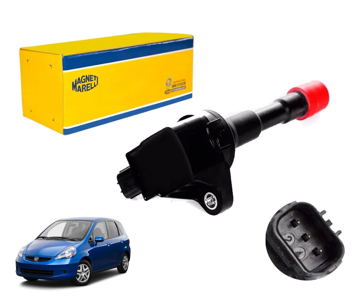 Bobina Ignição Traseira Fit 1.4 8v 2003 2004 2005 2006 2007