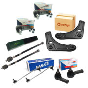 2 Bandeja + 2 Pivo + 2 Terminal + 2 Bieleta + 2 Braço Axial Escort Logus Pointer 1993 1994 1995 1996