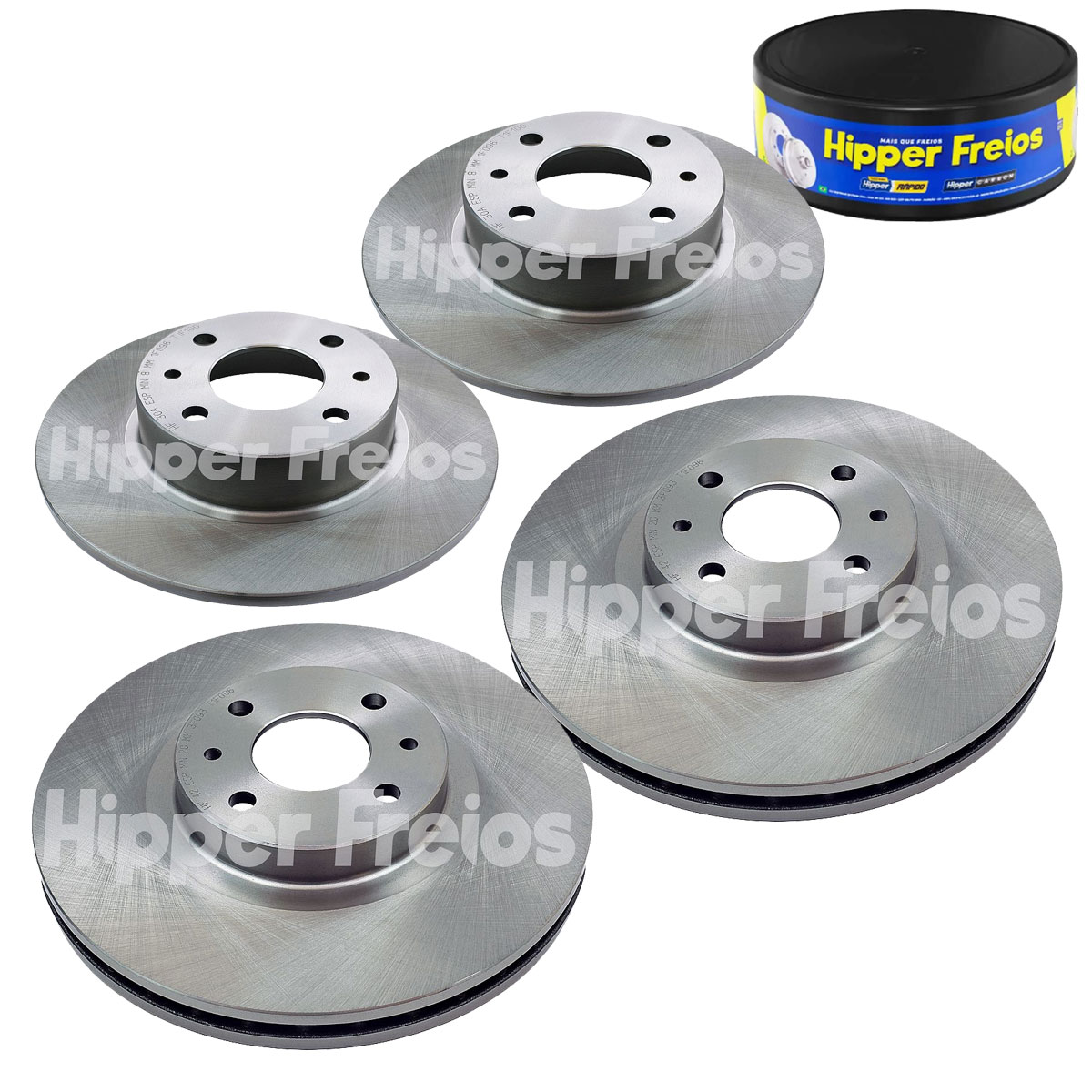 Disco Freio Dianteiro Traseiro Stilo 1.8 16v 2003 2004 2005