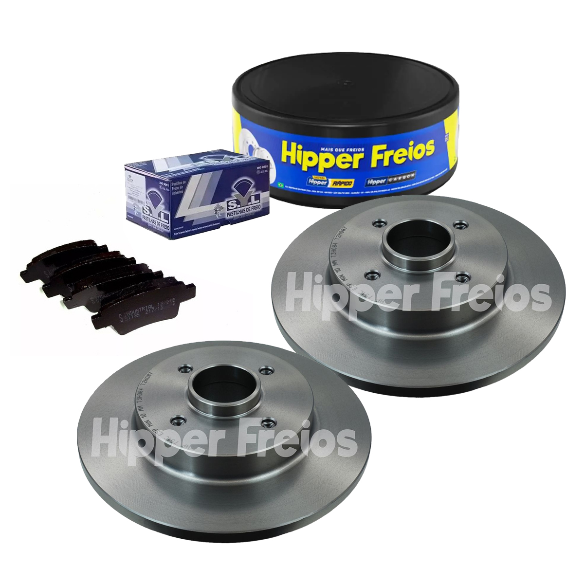 2 Disco Freio Traseiro + Pastilha C4 Picasso 2010 2011 2012