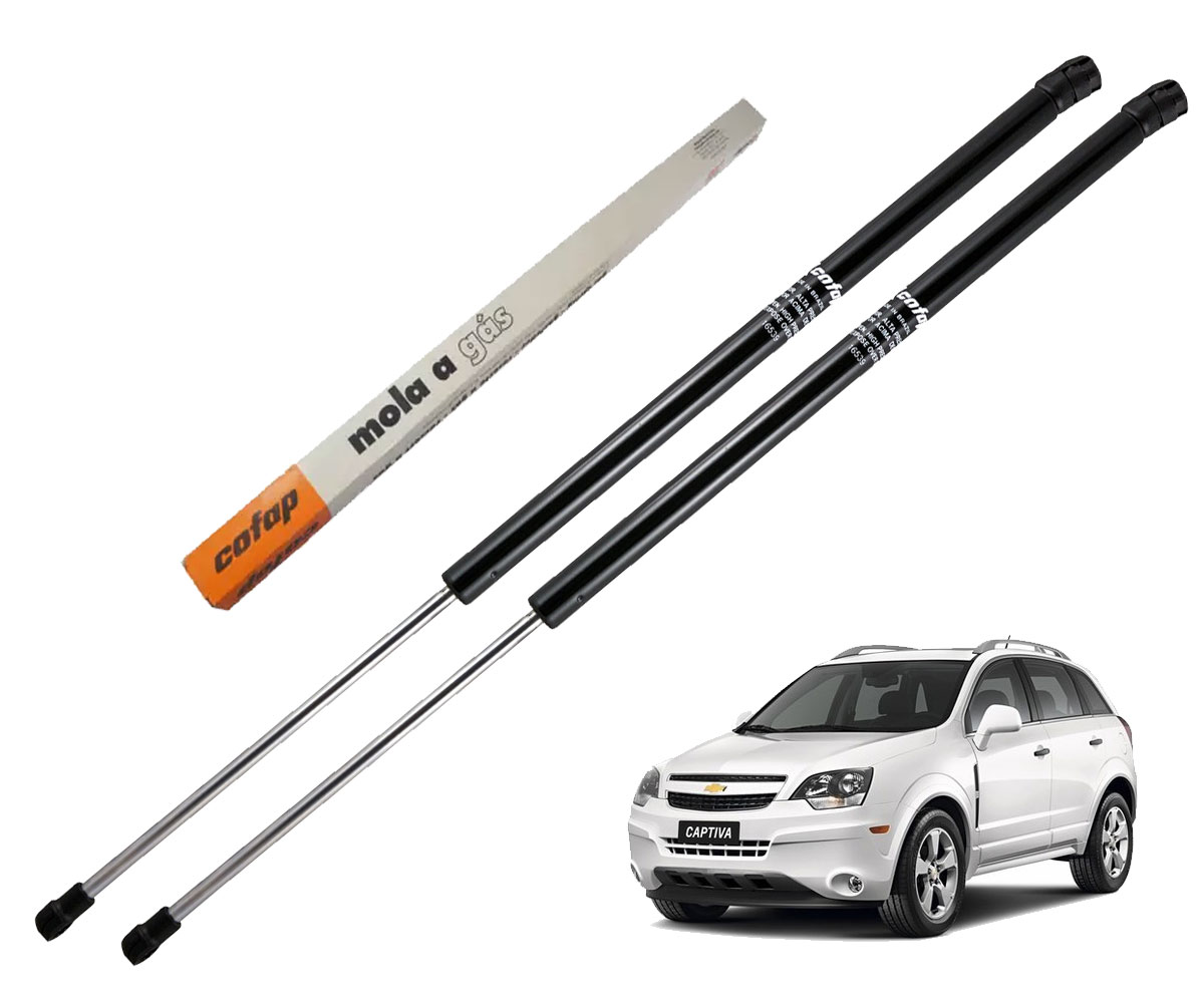 2 Amortecedor Porta Mala Captiva 2008 2009 2010 2011 2012