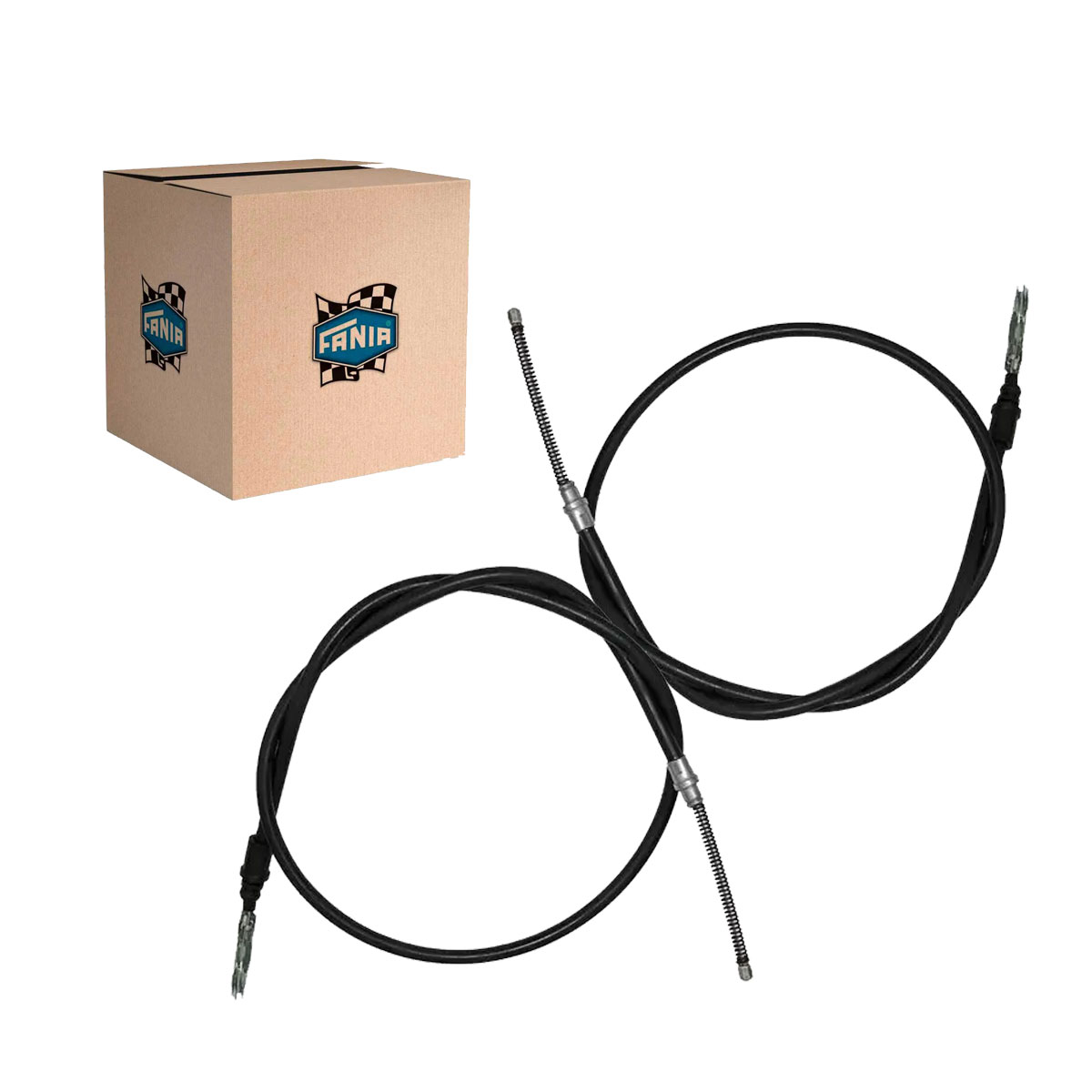 2 Cabo Freio Traseiro Escort 1983 1984 1985 1986 1987 1988