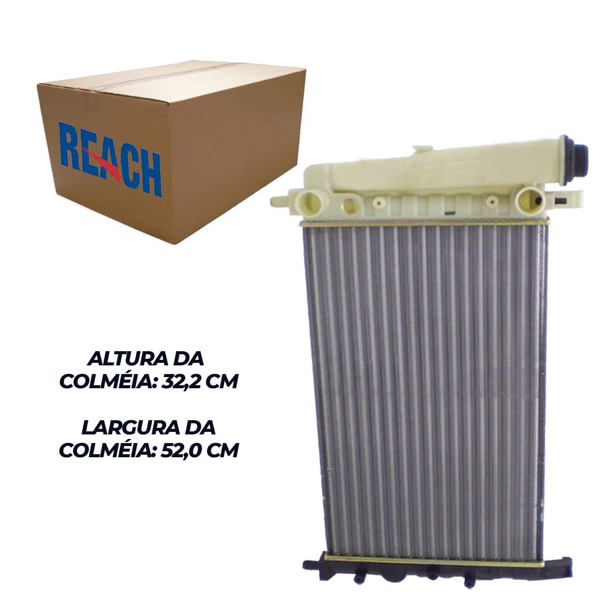 Radiador Água Uno Premio 1.5 1987 1988 1989 1990 1991 1992