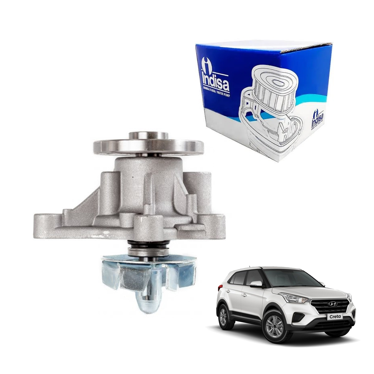 Bomba D' Agua Hyundai Creta 1.6 16v 2017 2018 2019 2020 2021