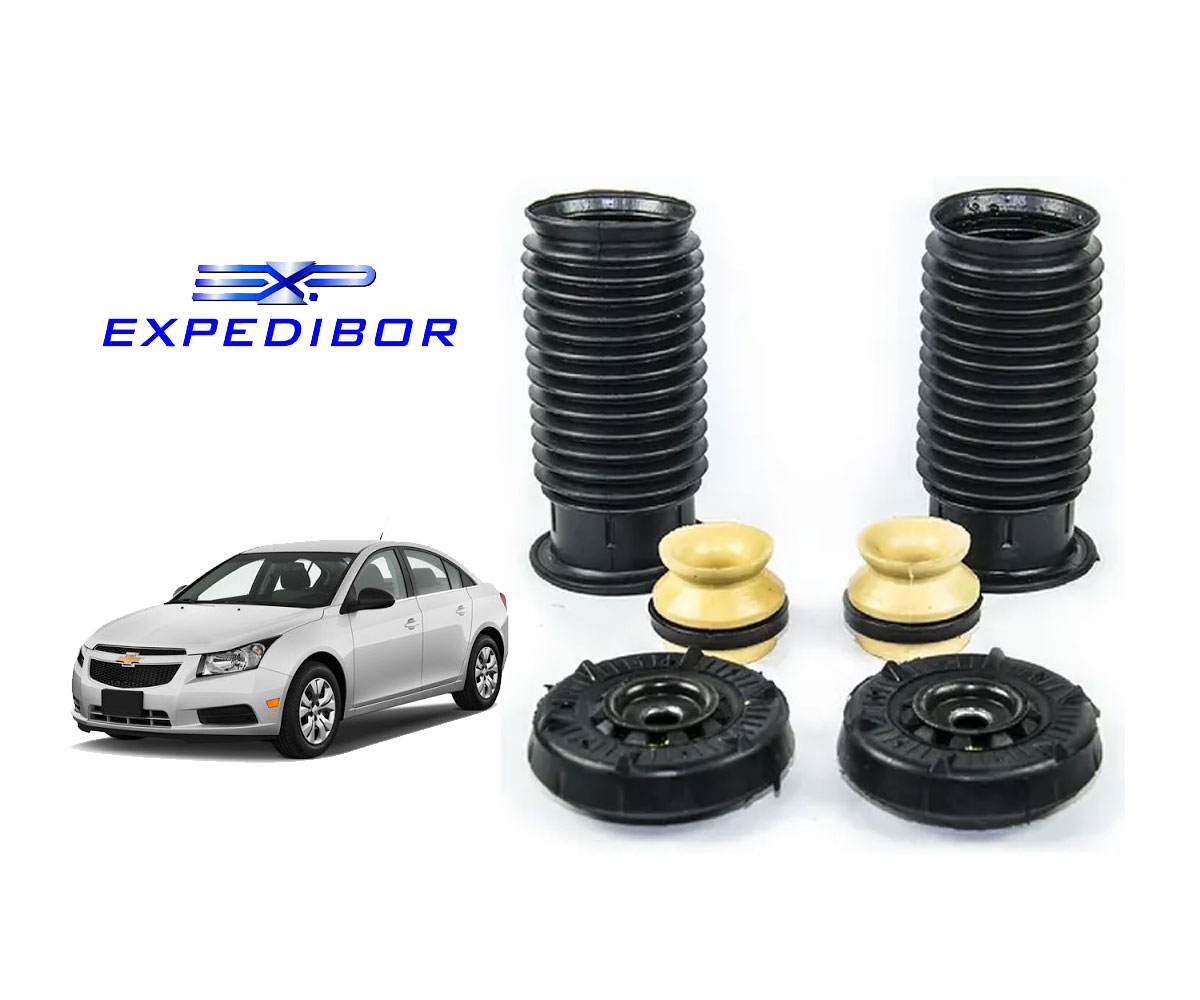 Kit 2 Coxim Batente Dianteiro Cruze 2011 2012 2013 2014 2015