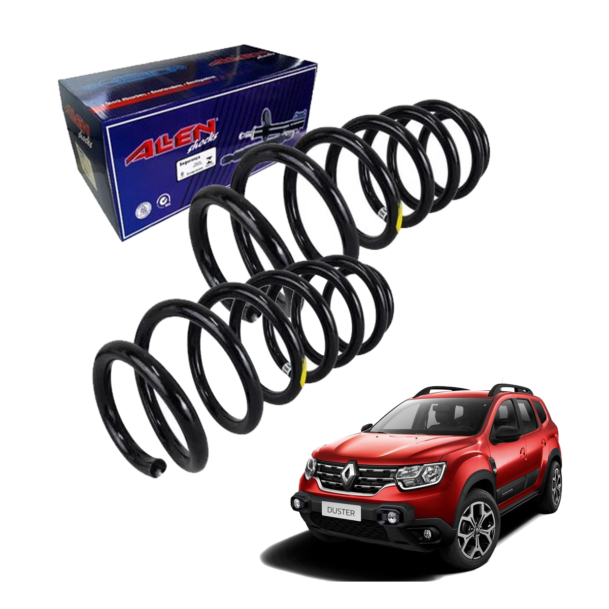 Mola Traseira (par) Duster 4x4 2011 2012 2013 2014 2015 2016