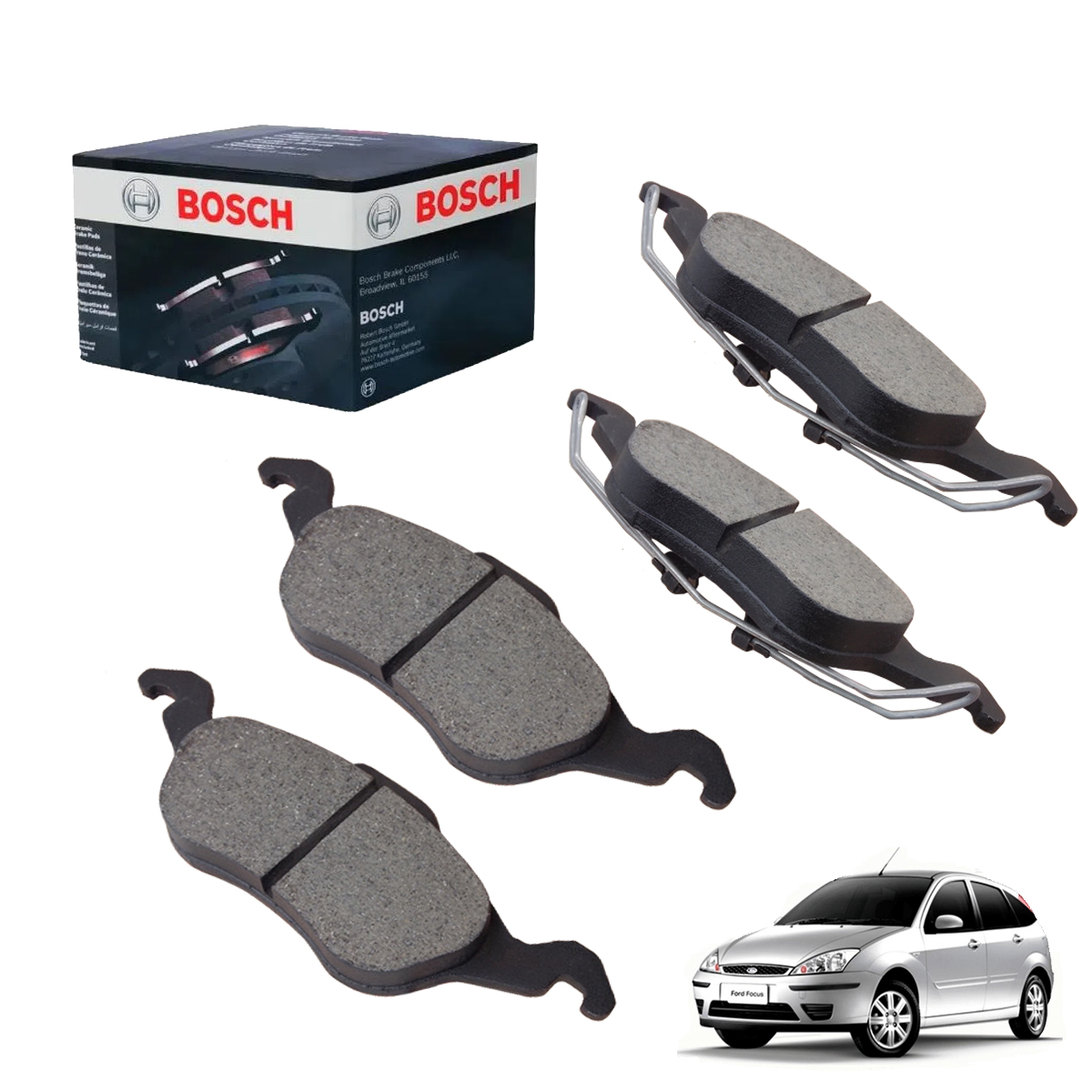 Pastilha Freio Dianteira Ceramica Focus 2003 2005 2006 2007