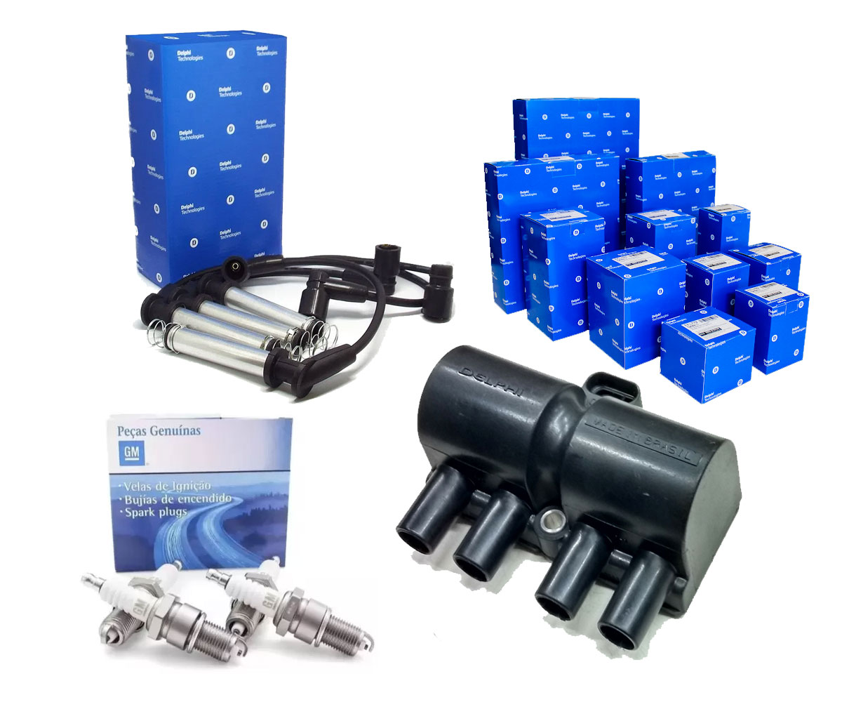 Bobina + Vela + Cabo Celta 1.0 Vhc Gasolina 2002 2003 2004