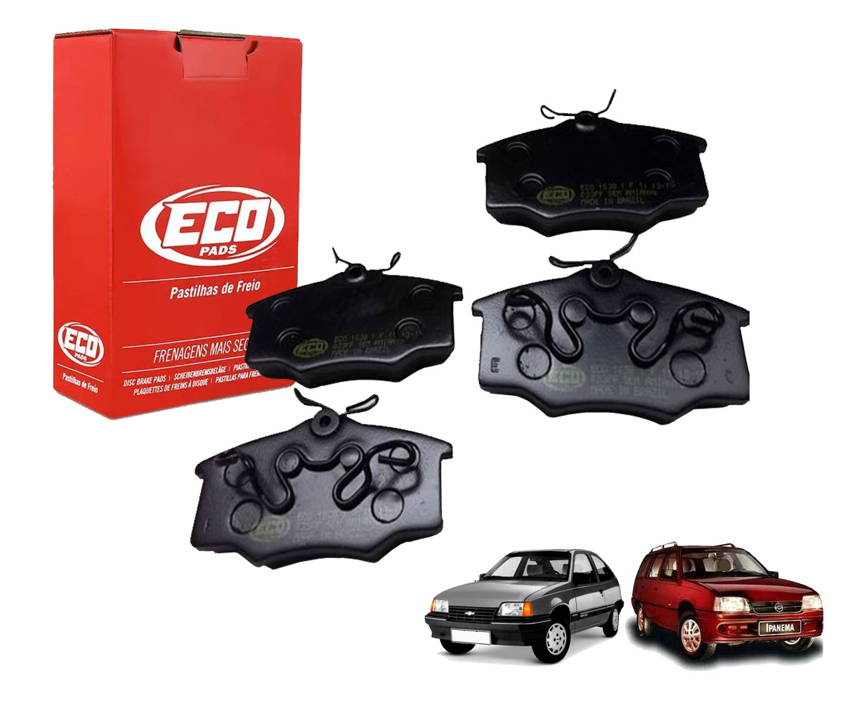 4 Pastilha Freio Kadett Ipanema 2.0 8v Mpfi 1997 1998