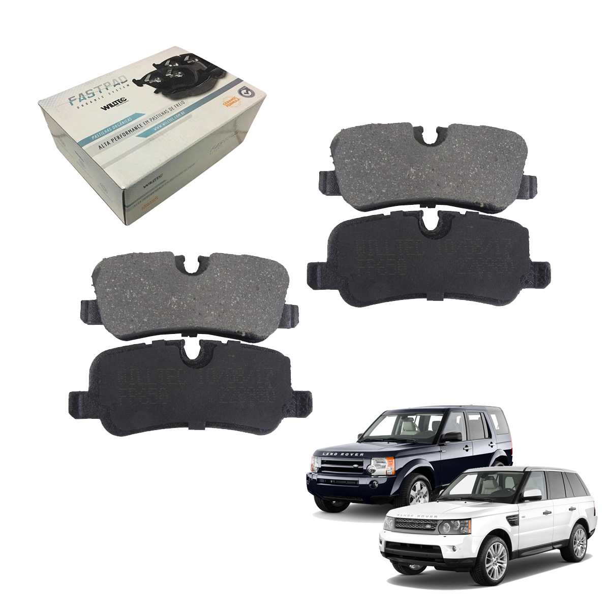 4 Pastilha Freio Traseira Ceramica Discovery 3 4 Range Rover