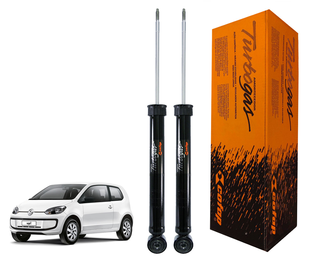 2 Amortecedor Traseiro Up 1.0 12v Mpi 2014 2015 2016 2017 2p