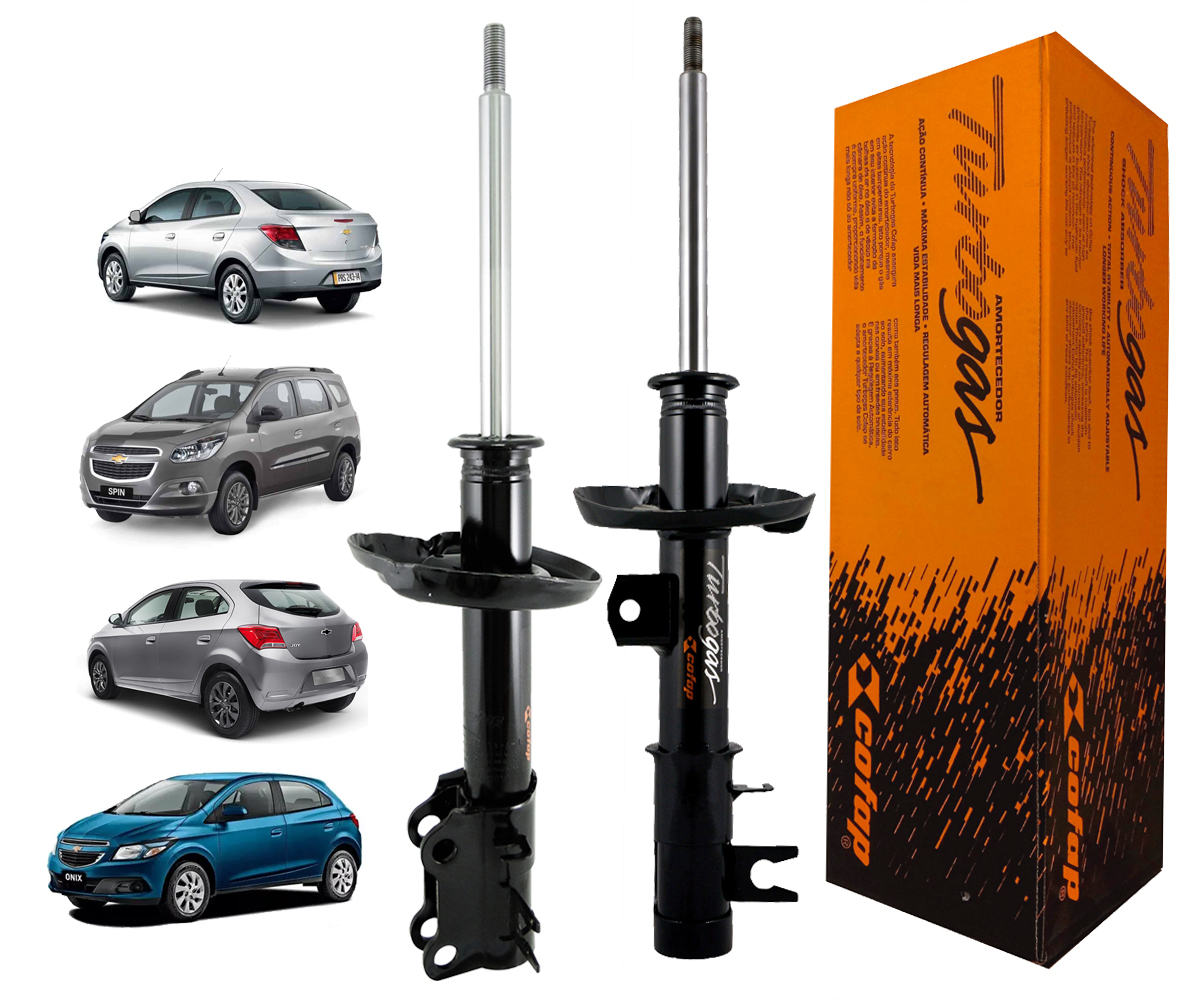 2 Amortecedor Dianteiro Onix Prisma 2013 Até 2020 Sonic Spin