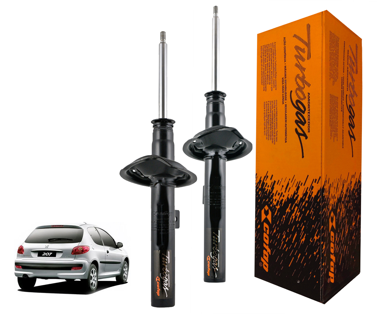 2 Amortecedor Dianteiro 207 1.4 8v 1.6 16v Hatch 2008 A 2020