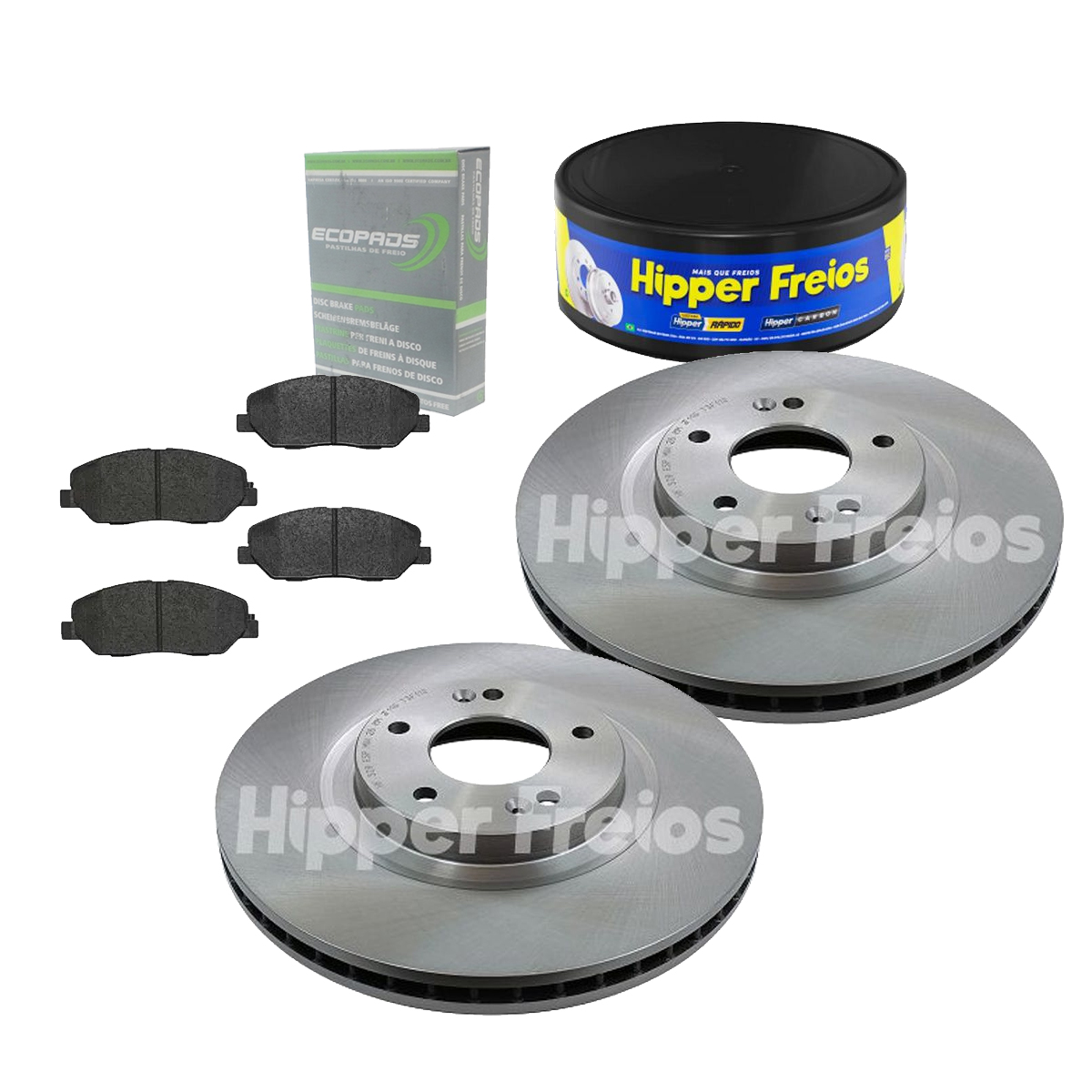 Kit Disco Freio Dianteiro + Pastilha Santa Fé 2.7 3.5