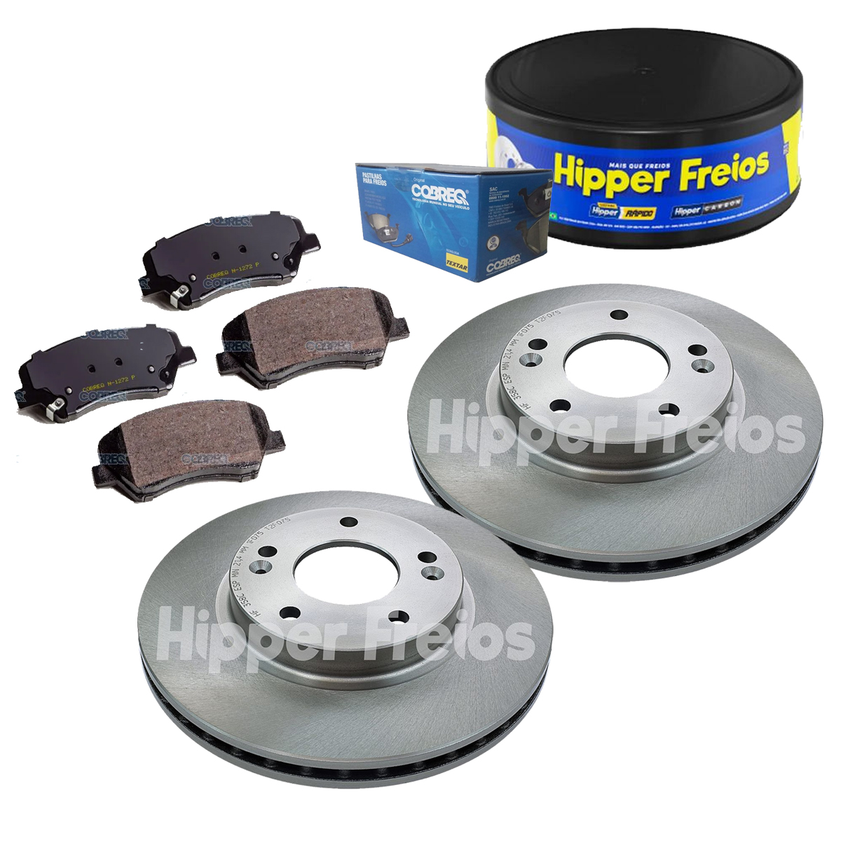 Disco Freio Dianteiro Pastilha Veloster 2012 2013 2014 2015