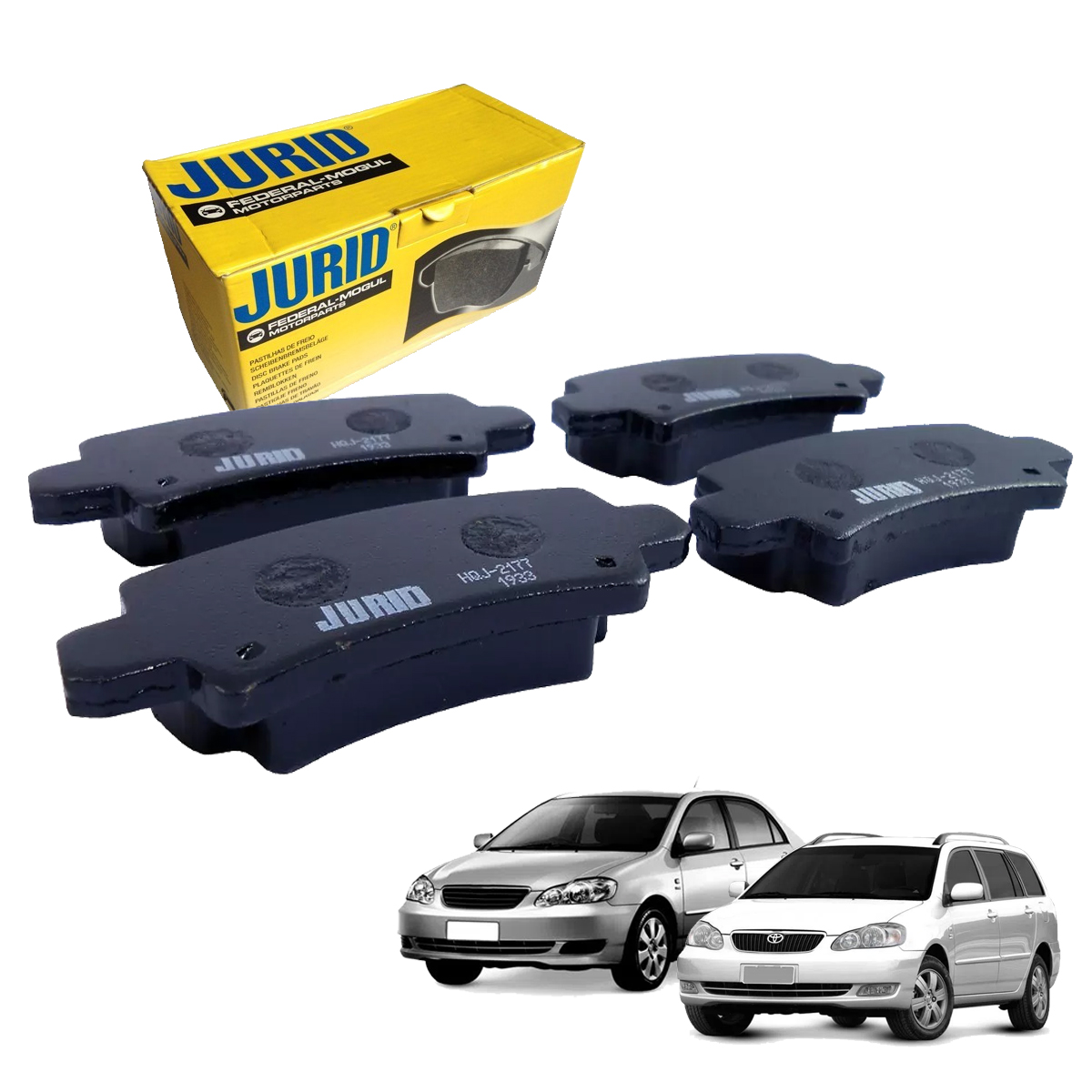 Pastilha Freio Traseira Corolla Fielder 2005 2006 2007 2008