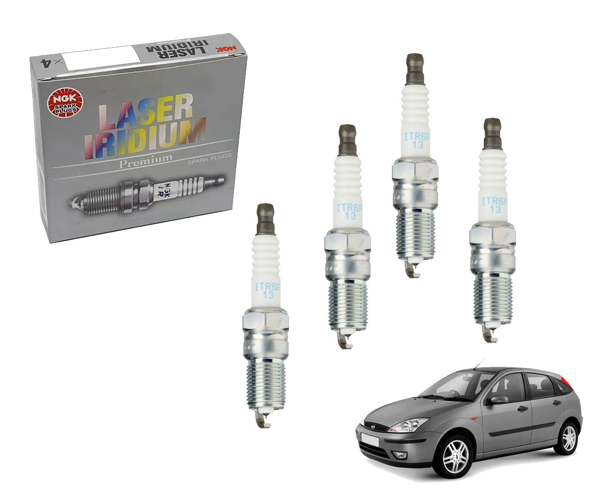 4 Vela Ignição Focus 2.0 16v 2005 2006 2007 2008 Automático