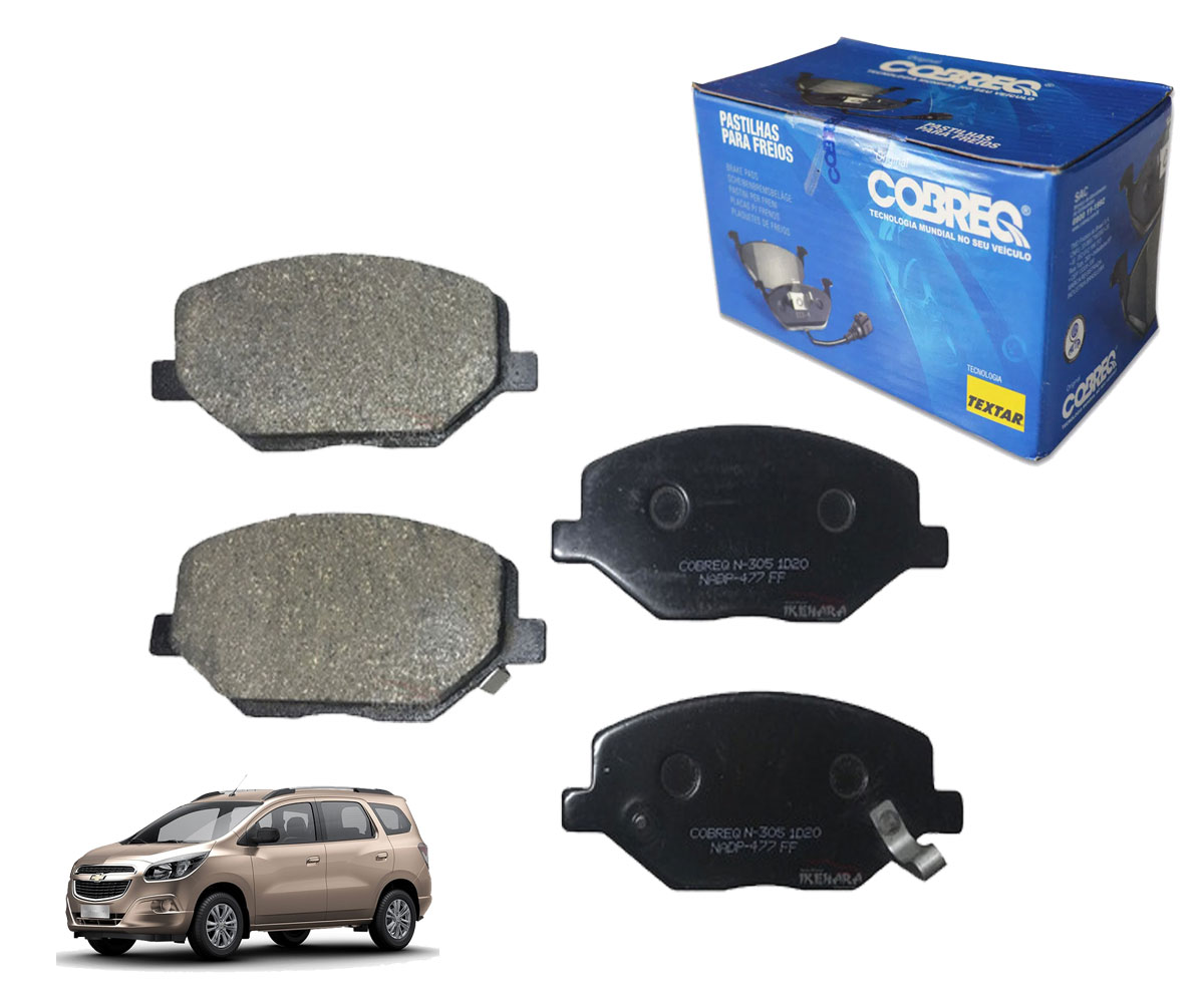 Pastilha Freio Dianteira Spin 2017 2018 2019 2020 2021 2022