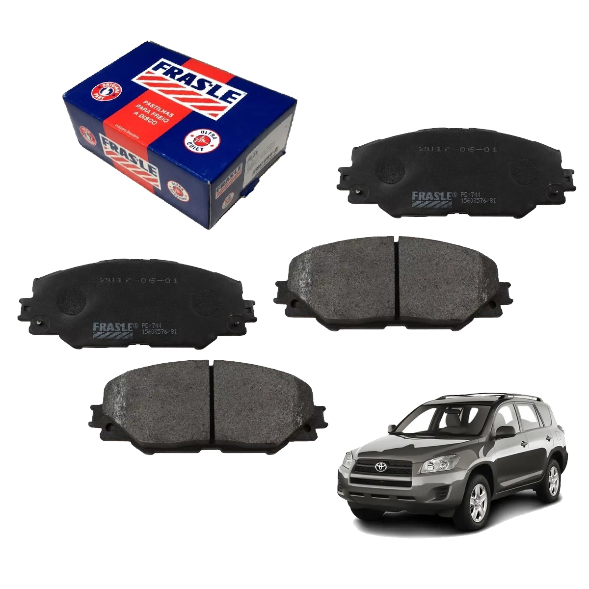 Pastilha Freio Dianteira Rav 4 2006 2007 2008 2009 2010 2011