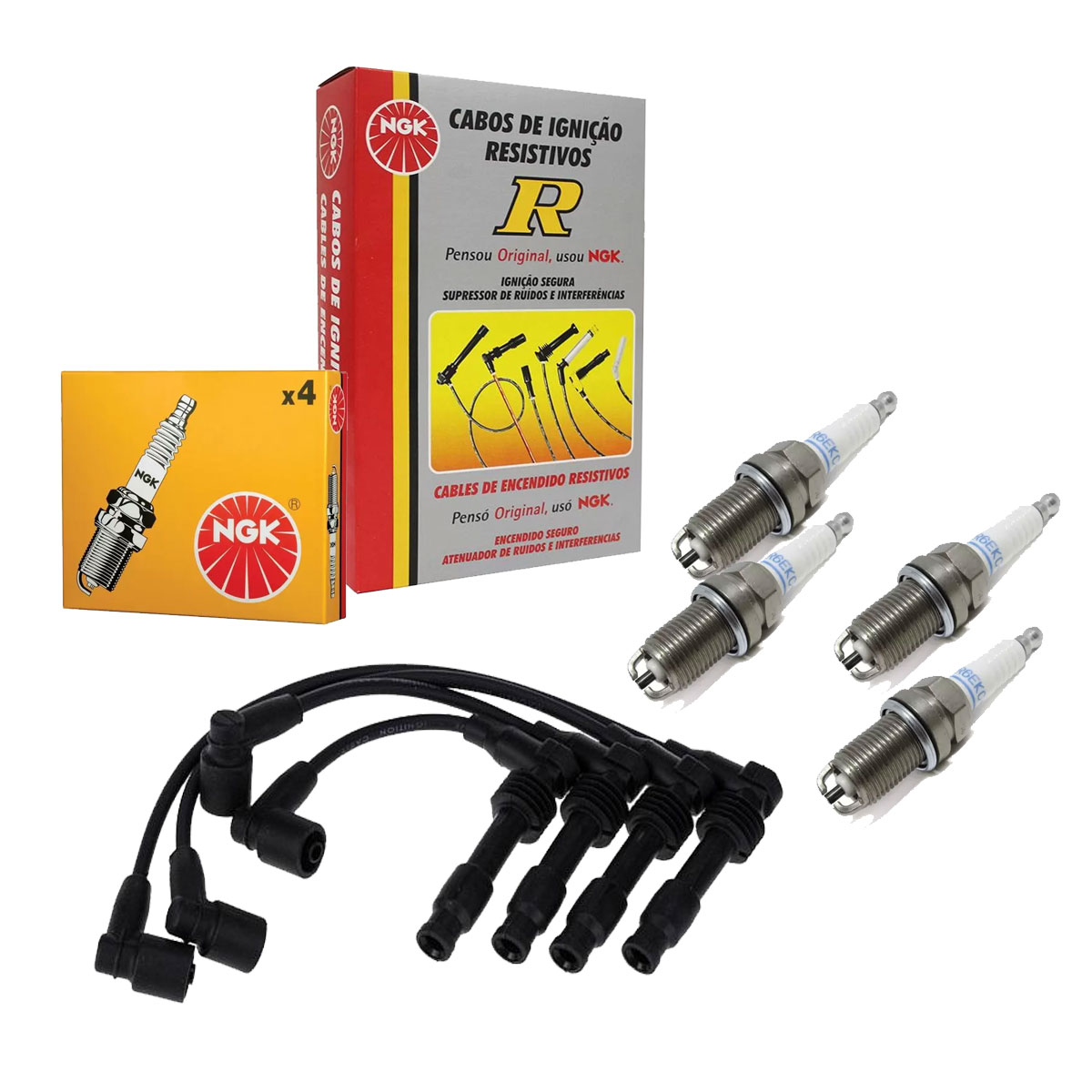 Kit Cabo De Vela + Vela Zafira 2.0 16v 2002 2003 2004 2005