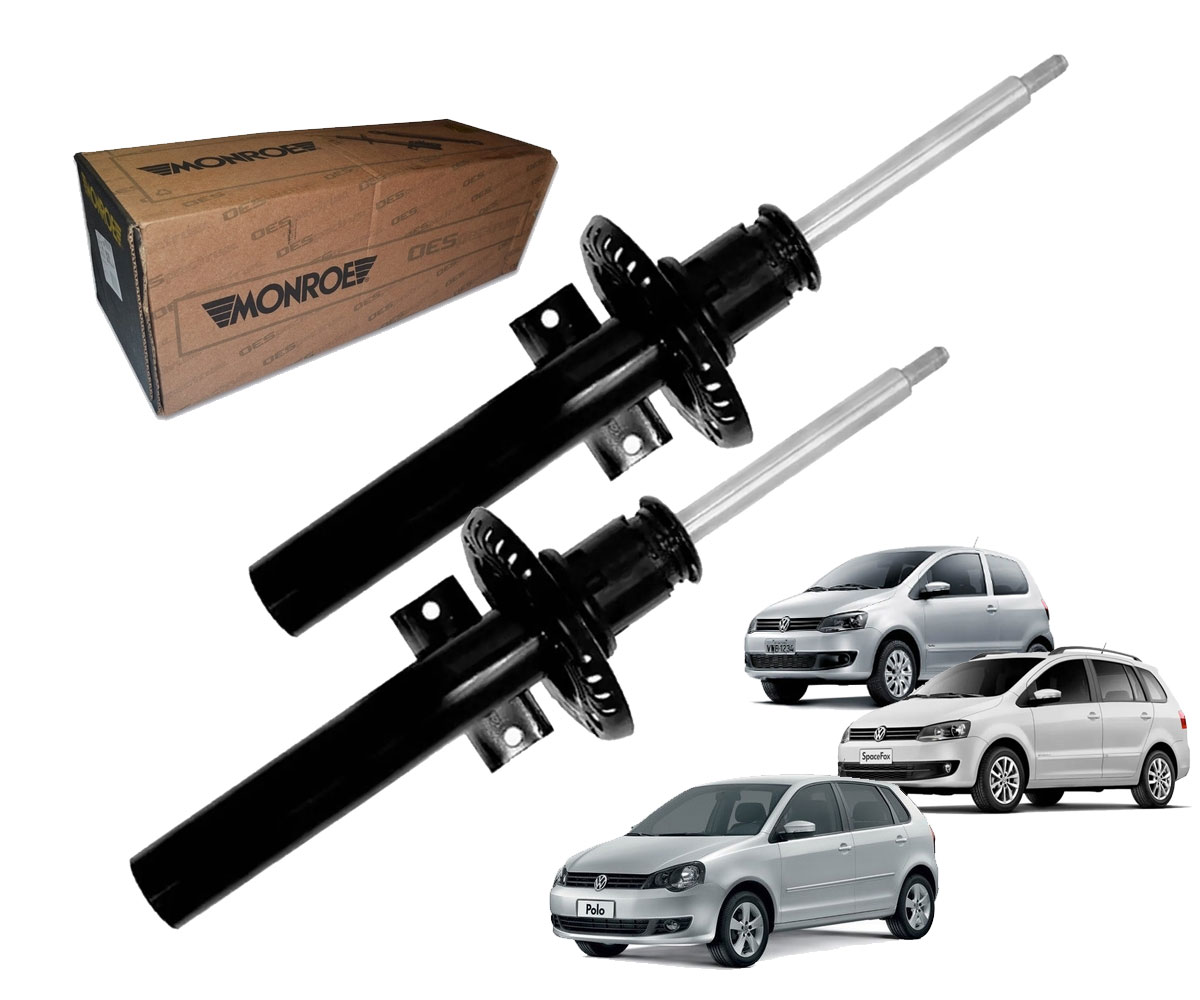 2 Amortecedor Dianteiro Monroe Fox Spacefox Polo Hatch Sedan
