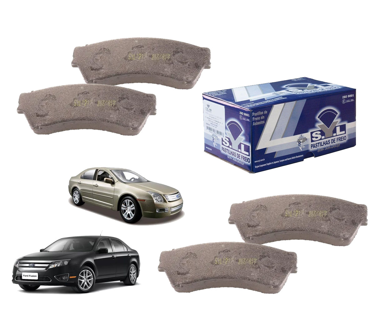 4 Pastilha Freio Dianteira Fusion 2006 2007 2008 2009 2010