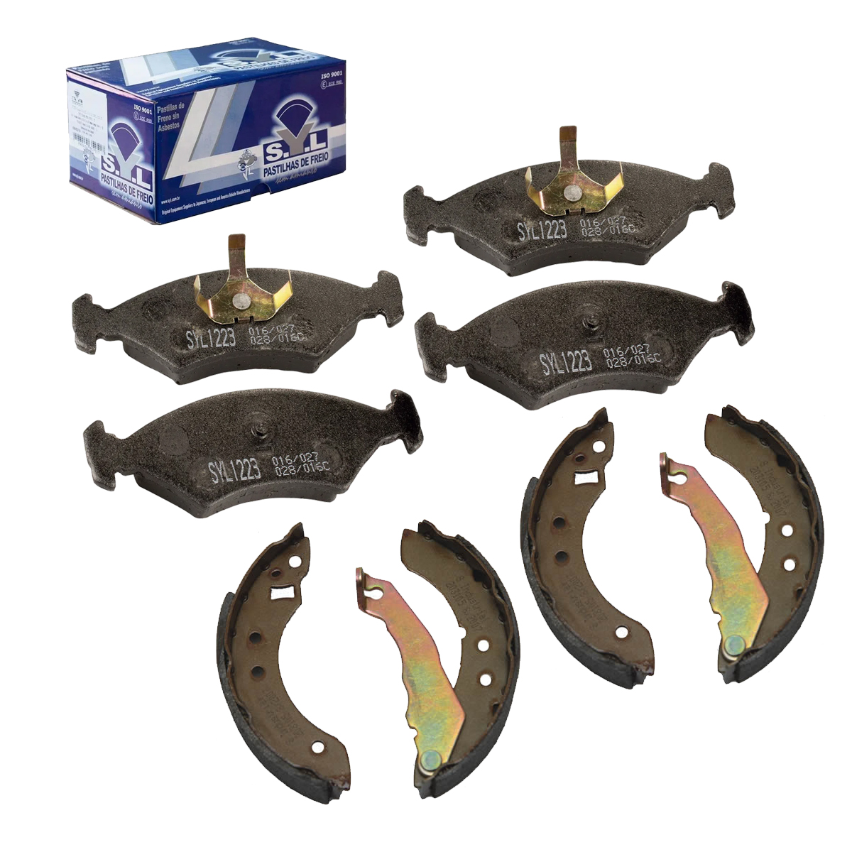 4 Pastilha + 4 Sapata Escort Sapao Logus 1993 1994 1995 1996