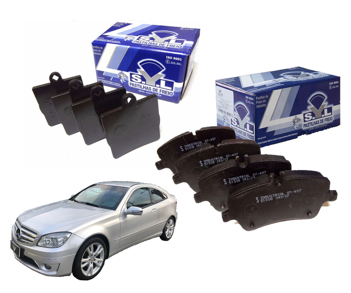 8 Pastilha Freio Mercedes Clc 200 Kompressor 2009 2010 2011