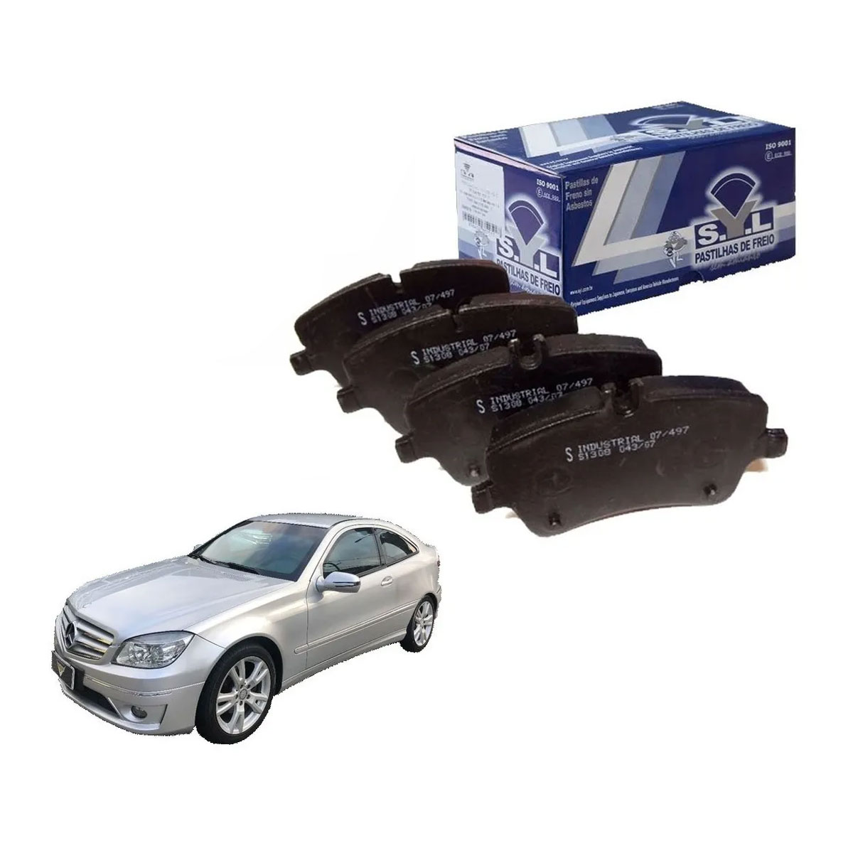 4 Pastilha Freio Dianteira Clc 200 Kompressor 2009 2010 2011