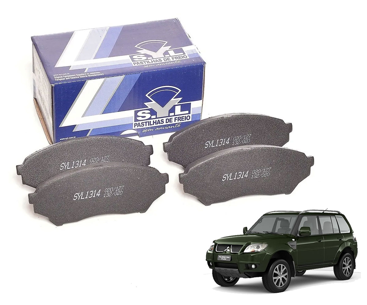 4 Pastilha Freio Dianteira Pajero Tr4 2007 2008 2009 2010