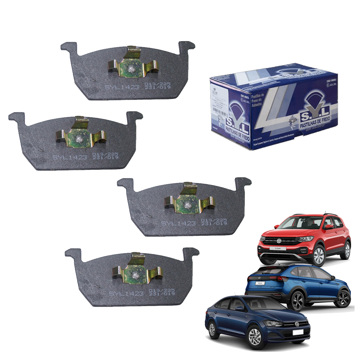 Pastilha Freio Dianteira Nivus T-cross Virtus 2019 2020 2021