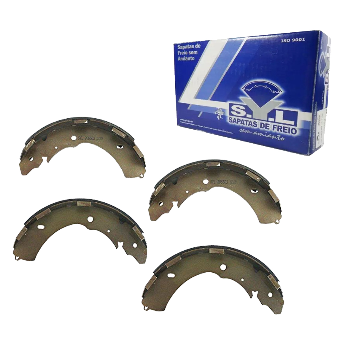 4 Sapata Freio C/ Lona S10 2.4 2.8 2013 2014 2015 2016 2017