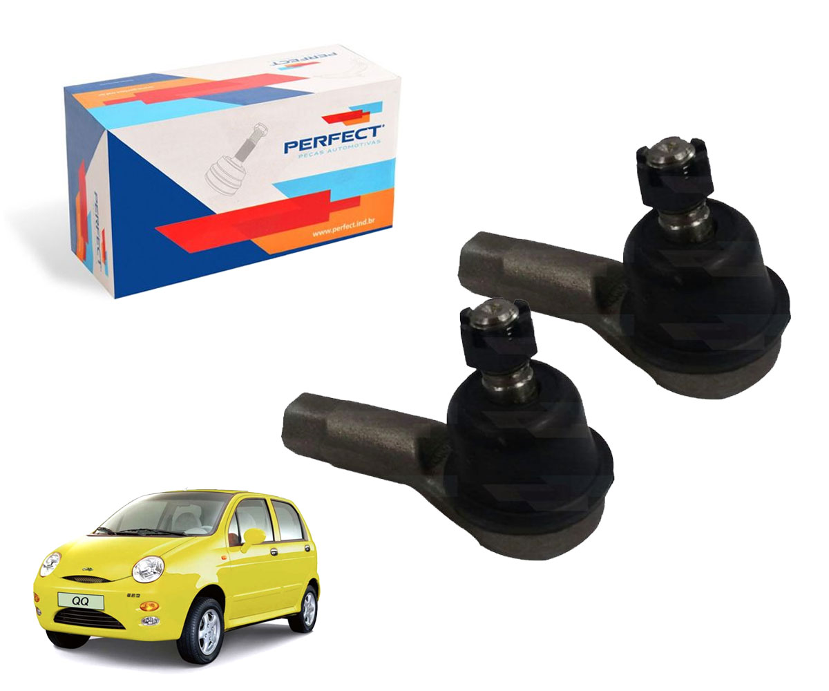 2 Terminal Direção Chery Qq 2011 2012 2013 2014 2015 2016