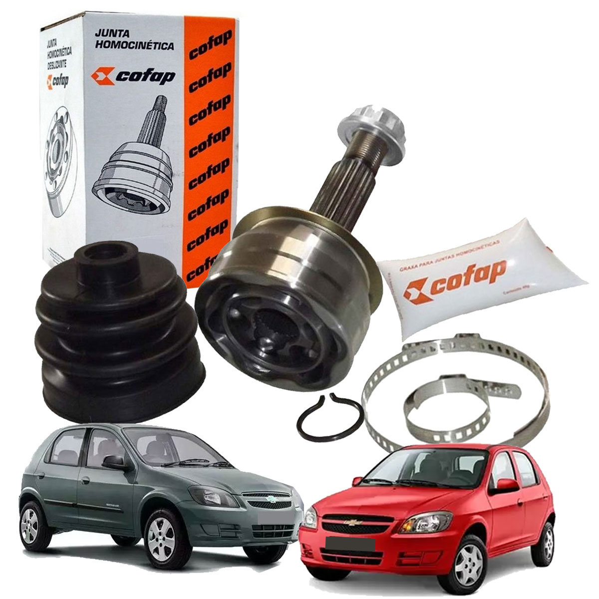 Junta Ponteira Homocinetica Roda Cofap Prisma Antigo Celta