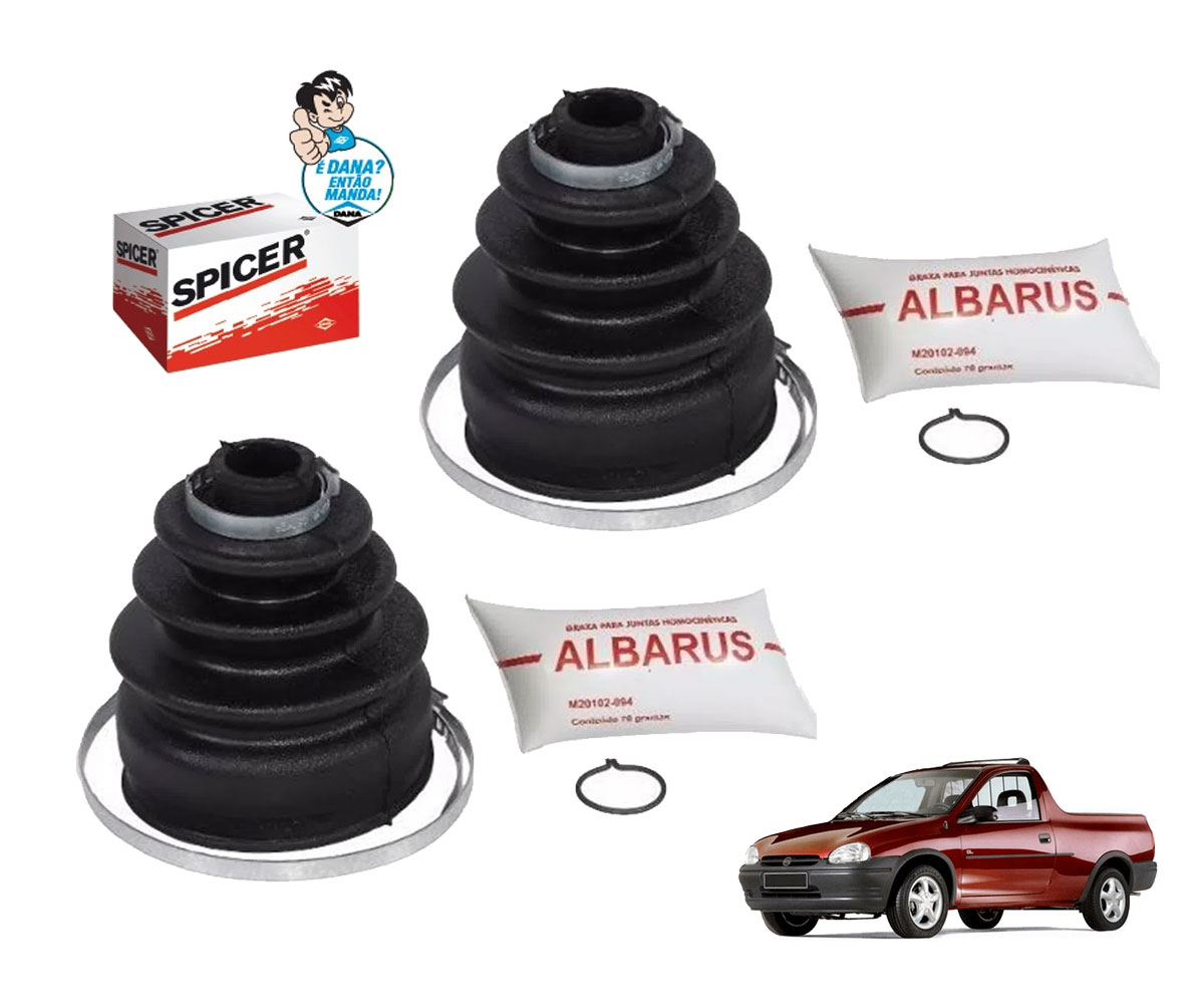 2 Coifas Homocinética Roda Corsa 1994 Até 2001 Celta Todos