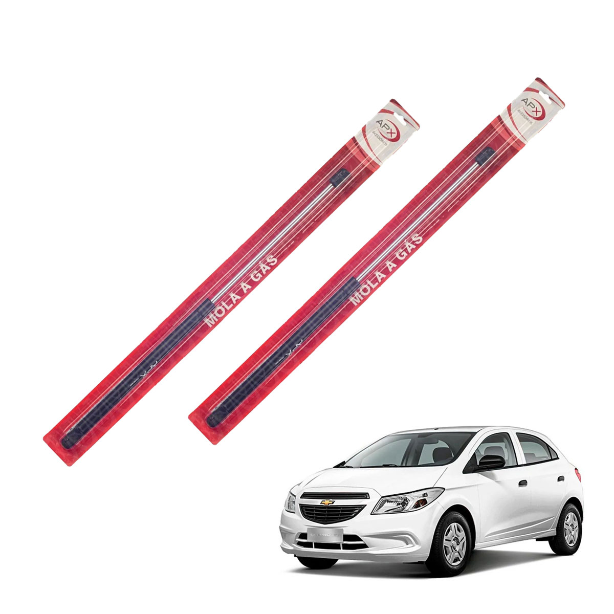 2 Amortecedor Porta Mala Onix 2012 2013 2014 2015 2016