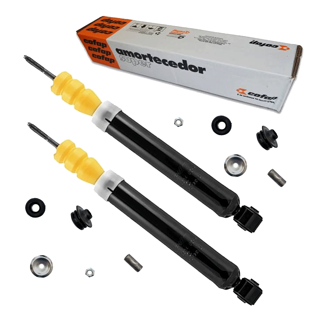 2 Amortecedores Traseiros Celta 2000 2001 2002 2003 2004 2005 2006 2007